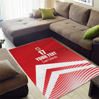 Custom Gibraltar We are Champions Area Rug Sporty Style