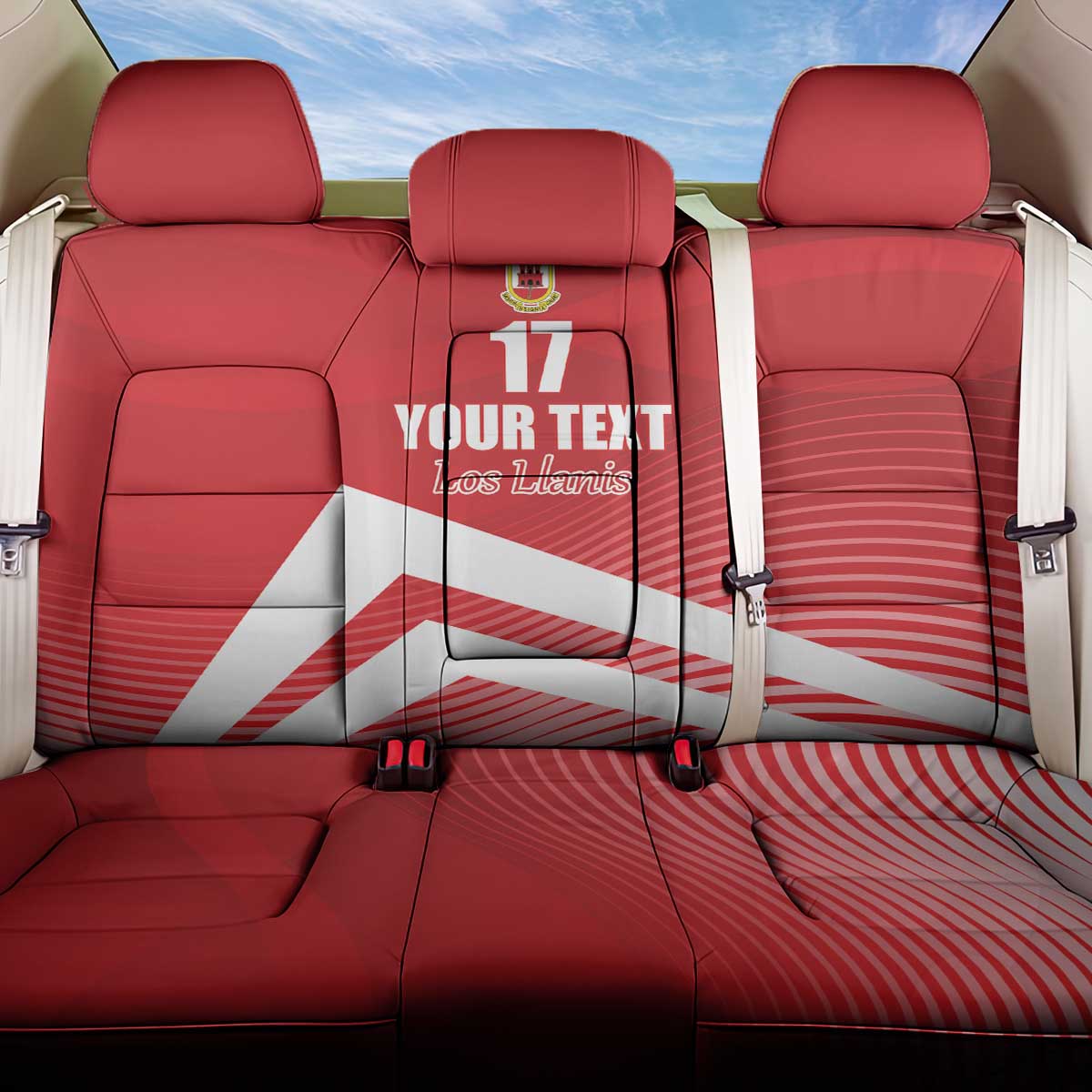 Custom Gibraltar We are Champions Back Car Seat Cover Sporty Style