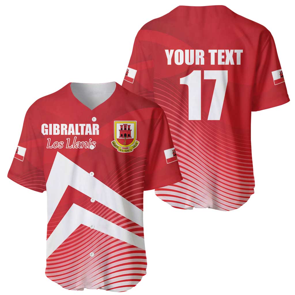 Custom Gibraltar We are Champions Baseball Jersey Sporty Style