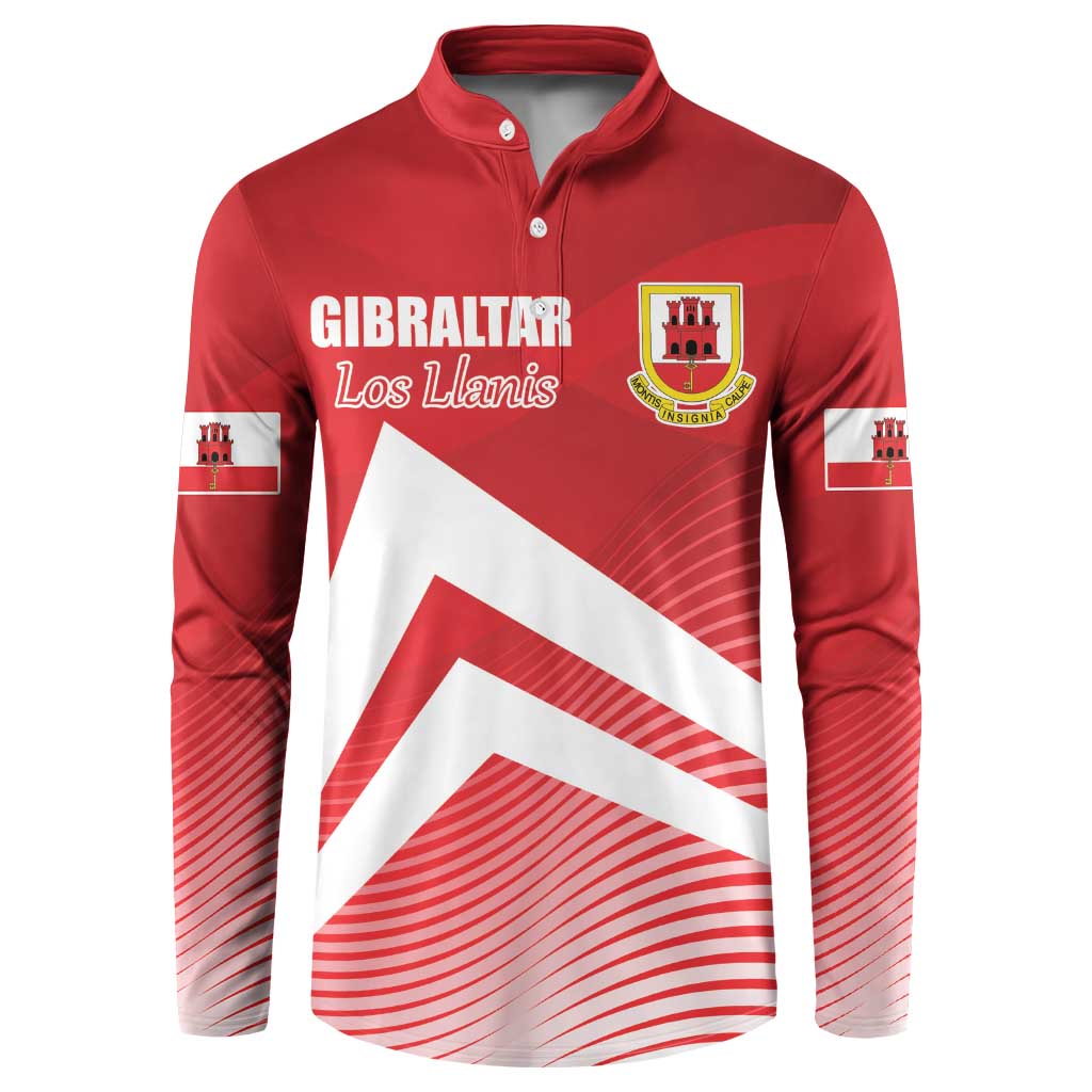 Custom Gibraltar We are Champions Button Sweatshirt Sporty Style