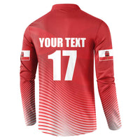 Custom Gibraltar We are Champions Button Sweatshirt Sporty Style