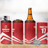 Custom Gibraltar We are Champions 4 in 1 Can Cooler Tumbler Sporty Style