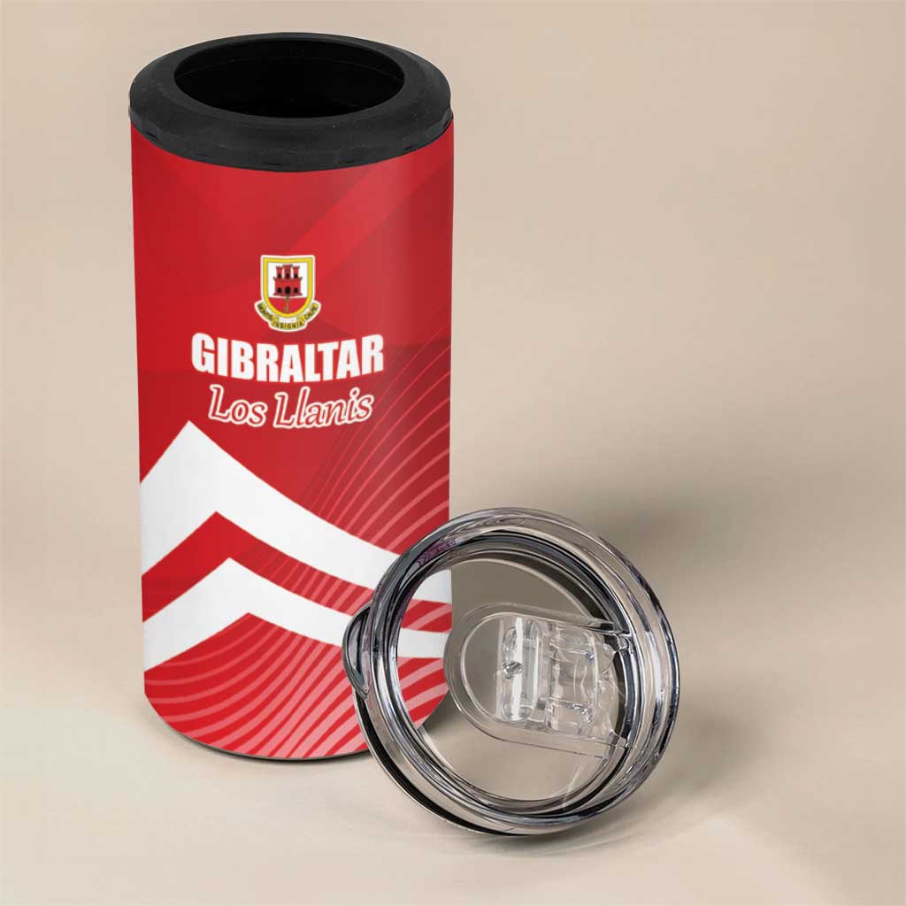 Custom Gibraltar We are Champions 4 in 1 Can Cooler Tumbler Sporty Style