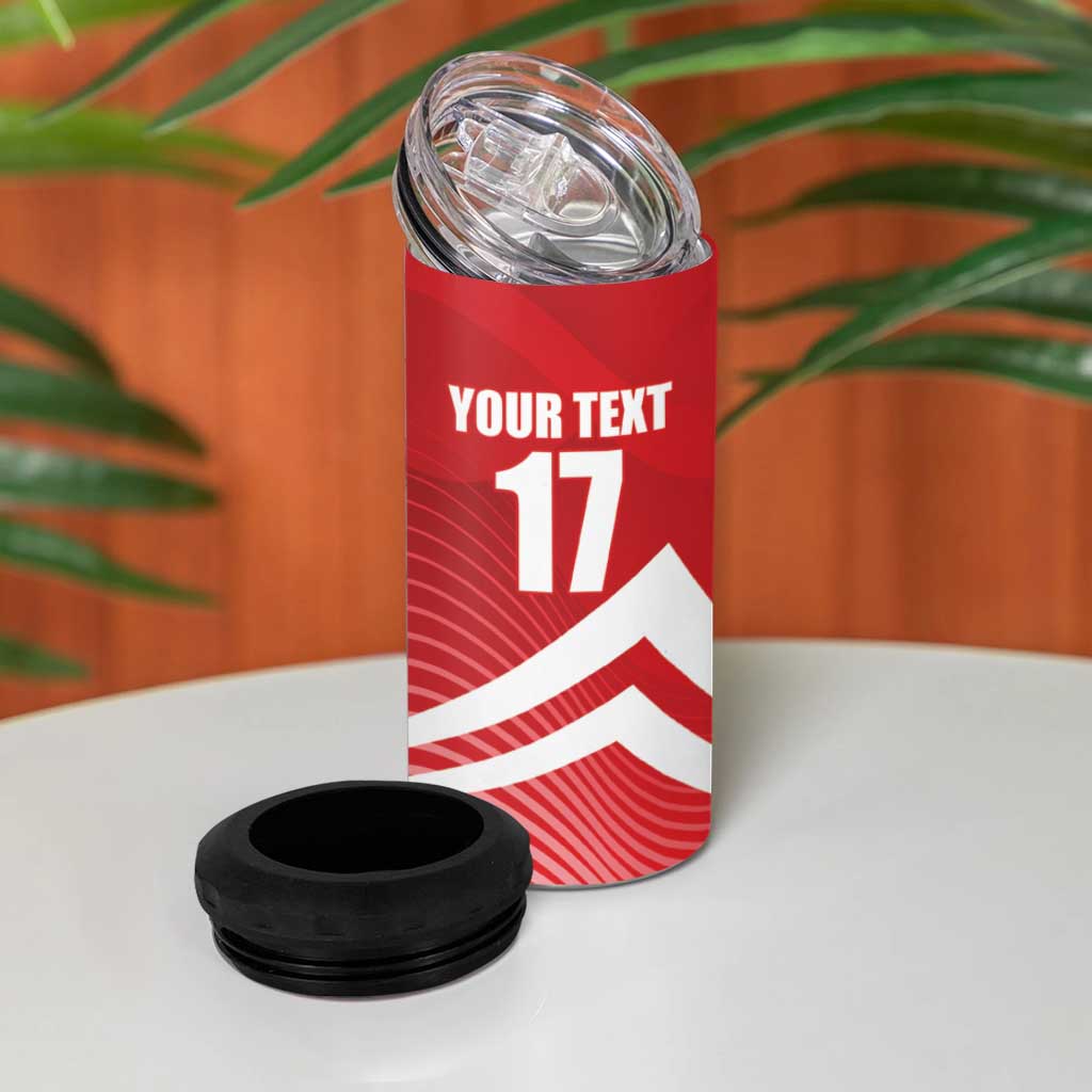 Custom Gibraltar We are Champions 4 in 1 Can Cooler Tumbler Sporty Style