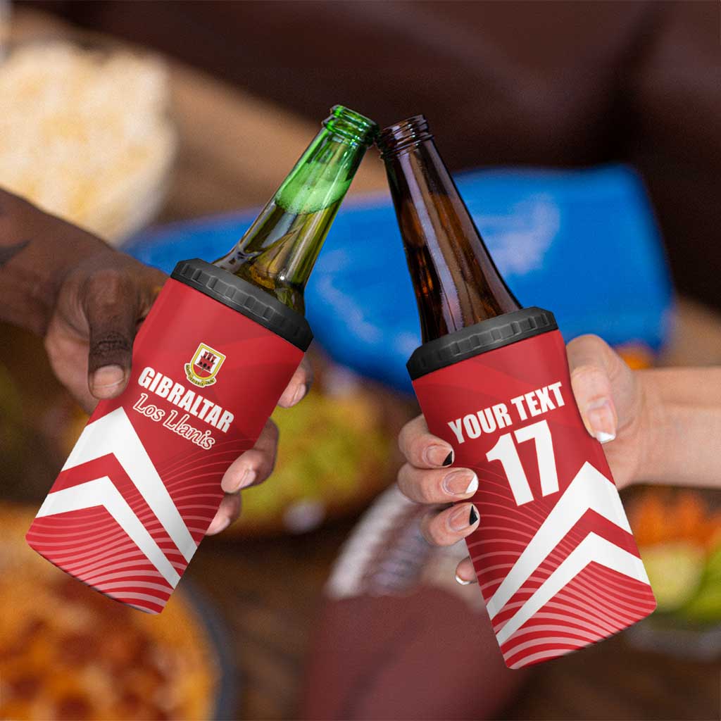 Custom Gibraltar We are Champions 4 in 1 Can Cooler Tumbler Sporty Style