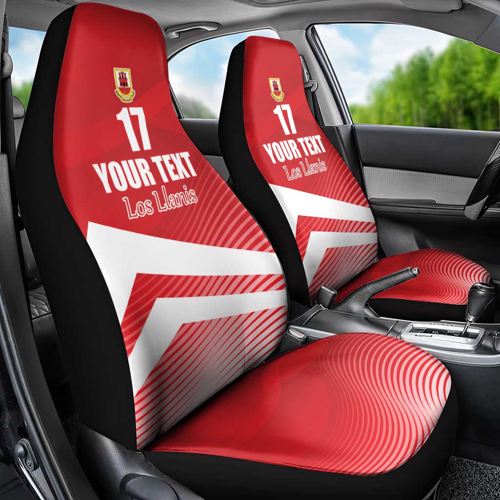 Custom Gibraltar We are Champions Car Seat Cover Sporty Style