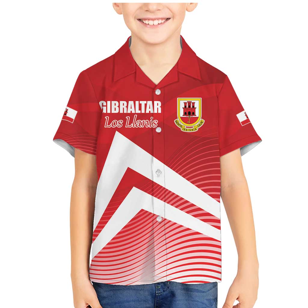 Custom Gibraltar We are Champions Family Matching Mermaid Dress and Hawaiian Shirt Sporty Style