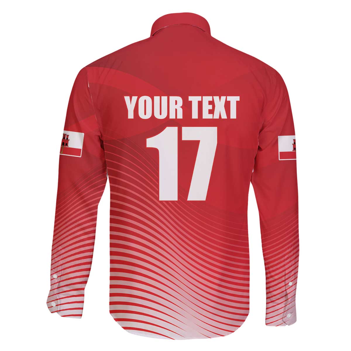 Custom Gibraltar We are Champions Family Matching Off The Shoulder Long Sleeve Dress and Hawaiian Shirt Sporty Style