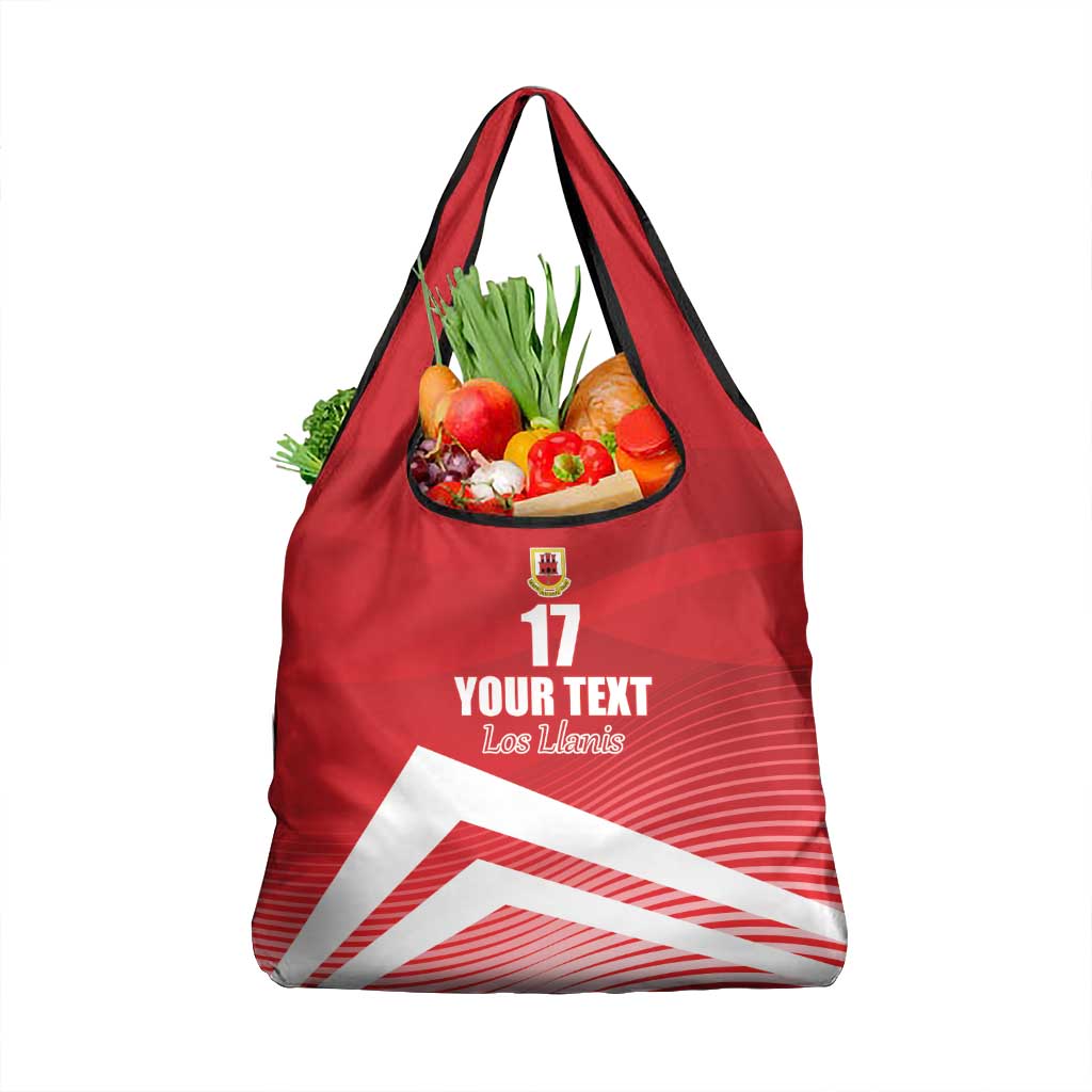 Custom Gibraltar We are Champions Grocery Bag Sporty Style