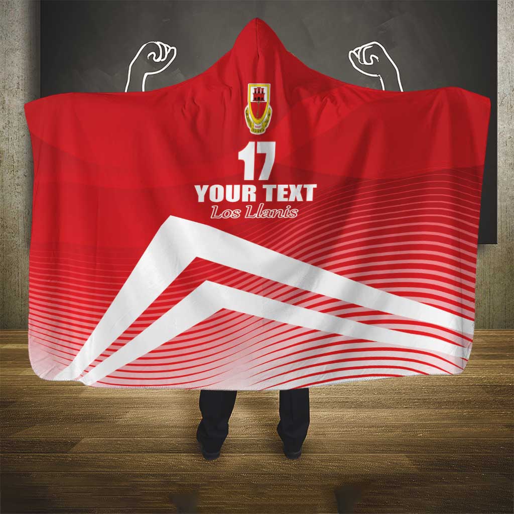 Custom Gibraltar We are Champions Hooded Blanket Sporty Style