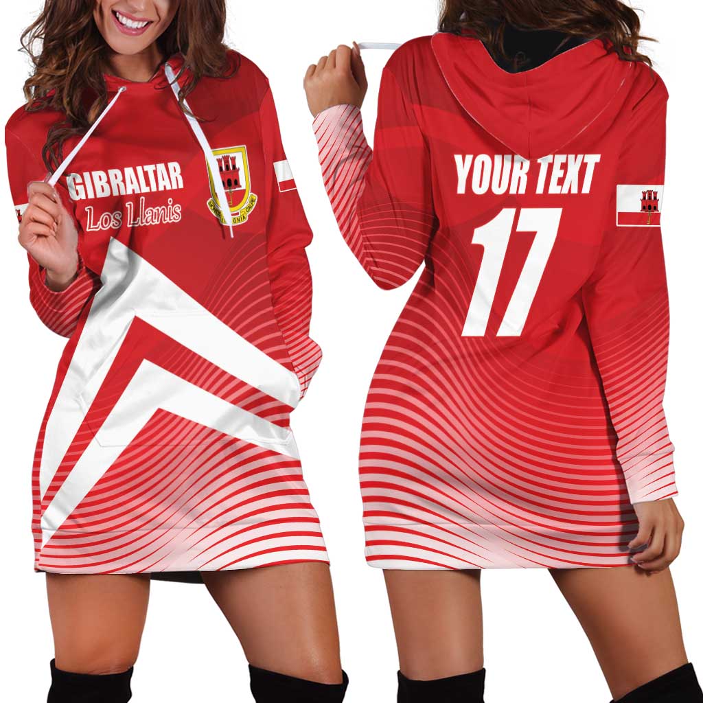 Custom Gibraltar We are Champions Hoodie Dress Sporty Style