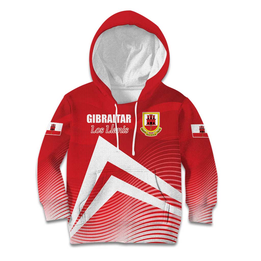 Custom Gibraltar We are Champions Kid Hoodie Sporty Style