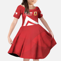 Custom Gibraltar We are Champions Kid Short Sleeve Dress Sporty Style