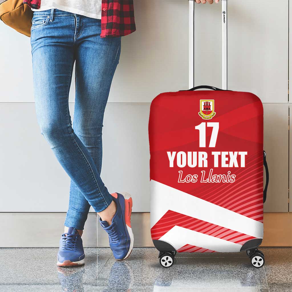 Custom Gibraltar We are Champions Luggage Cover Sporty Style