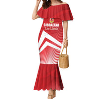 Custom Gibraltar We are Champions Mermaid Dress Sporty Style