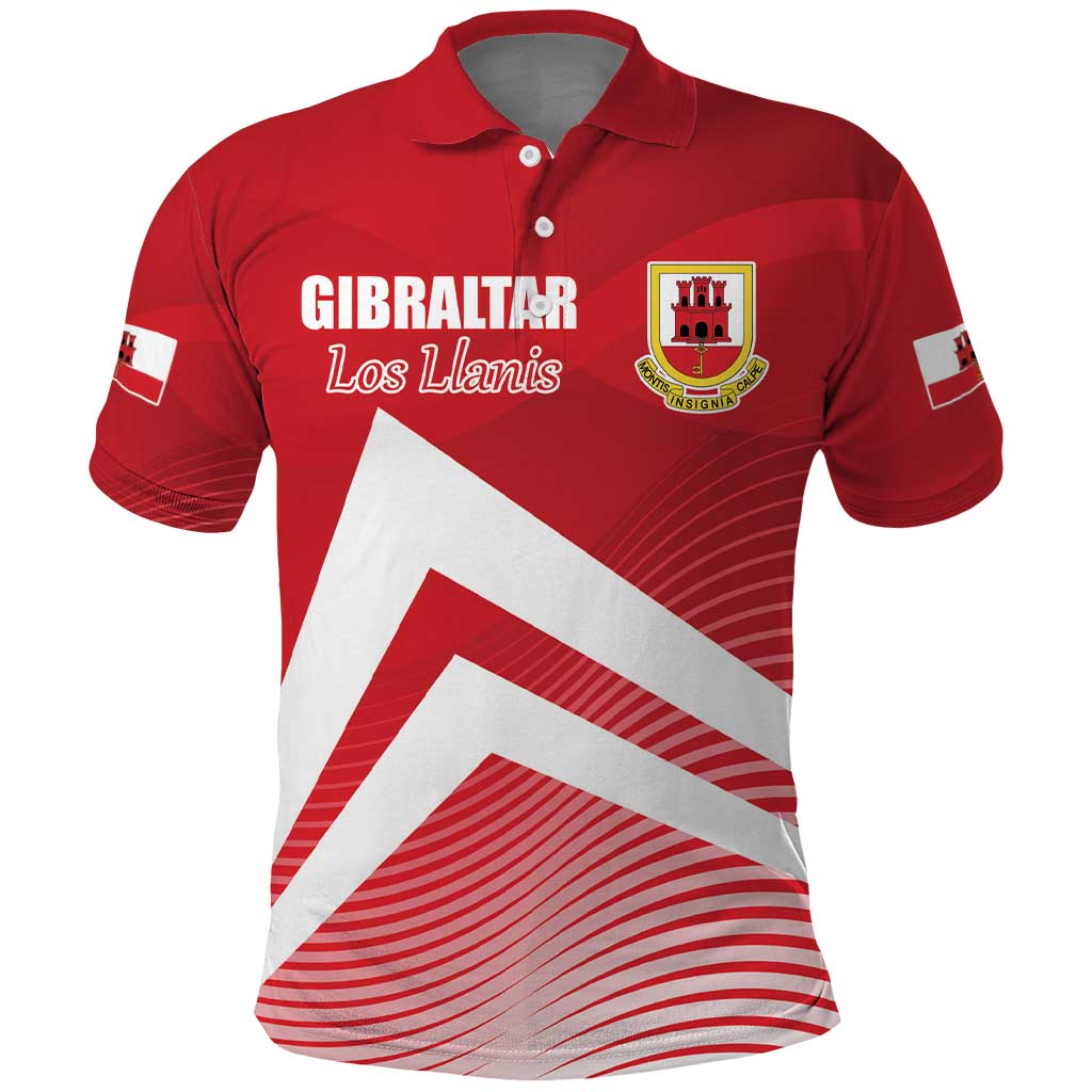 Custom Gibraltar We are Champions Polo Shirt Sporty Style