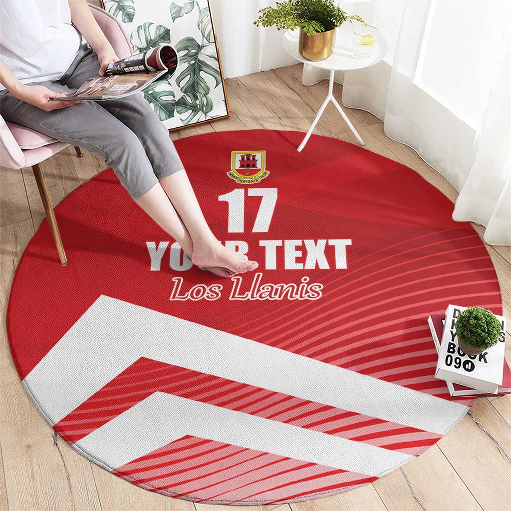 Custom Gibraltar We are Champions Round Carpet Sporty Style