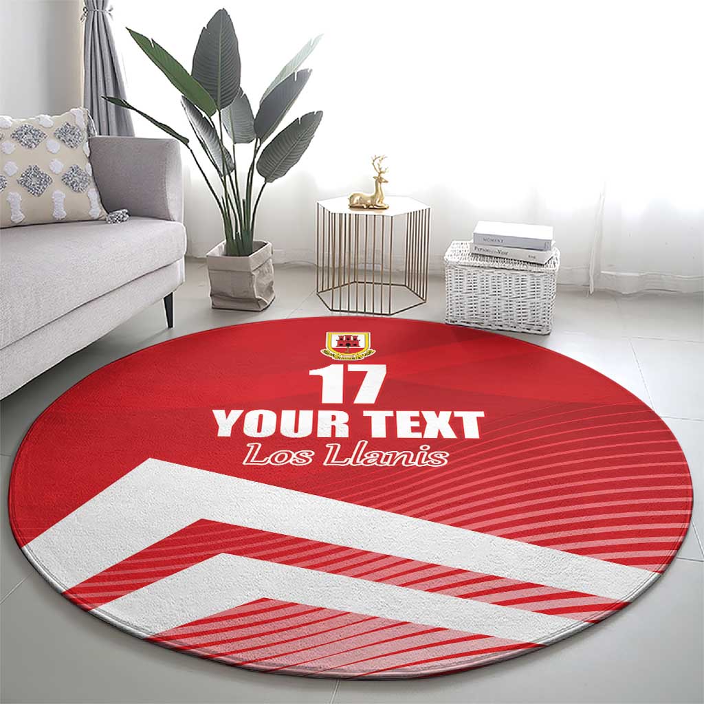 Custom Gibraltar We are Champions Round Carpet Sporty Style