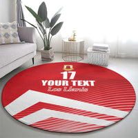 Custom Gibraltar We are Champions Round Carpet Sporty Style