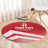 Custom Gibraltar We are Champions Round Carpet Sporty Style