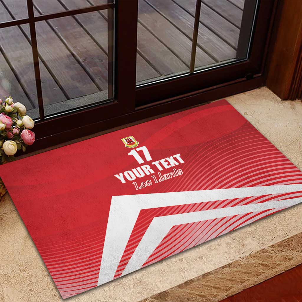 Custom Gibraltar We are Champions Rubber Doormat Sporty Style
