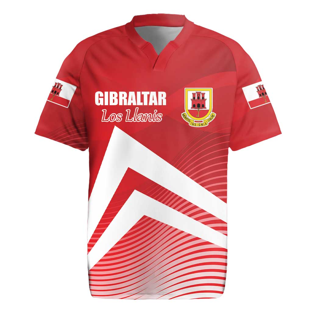 Custom Gibraltar We are Champions Rugby Jersey Sporty Style
