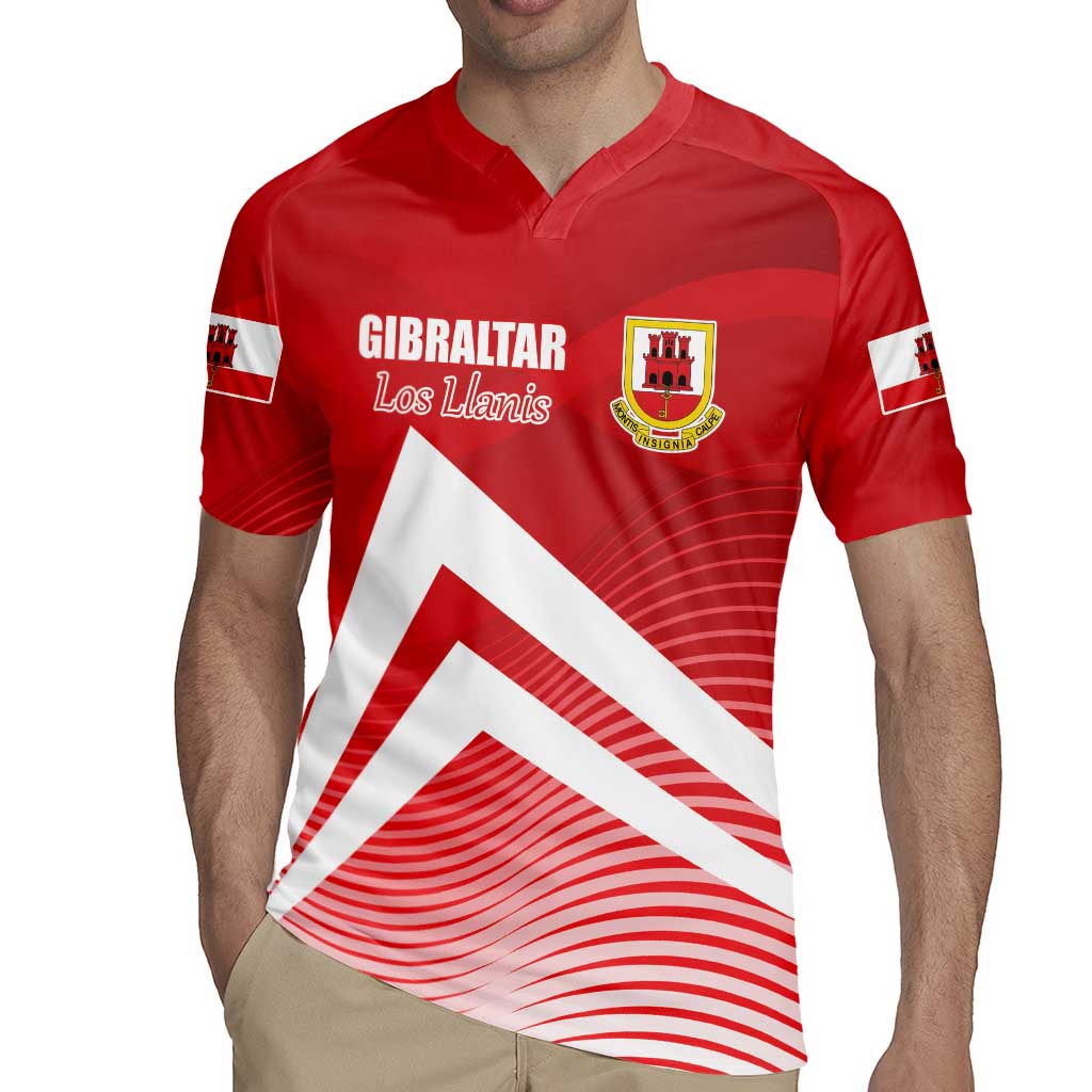 Custom Gibraltar We are Champions Rugby Jersey Sporty Style