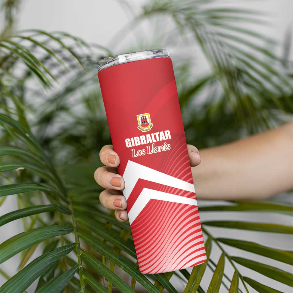 Custom Gibraltar We are Champions Skinny Tumbler Sporty Style