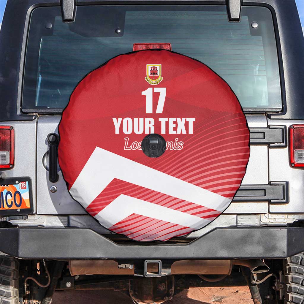 Custom Gibraltar We are Champions Spare Tire Cover Sporty Style
