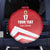 Custom Gibraltar We are Champions Spare Tire Cover Sporty Style