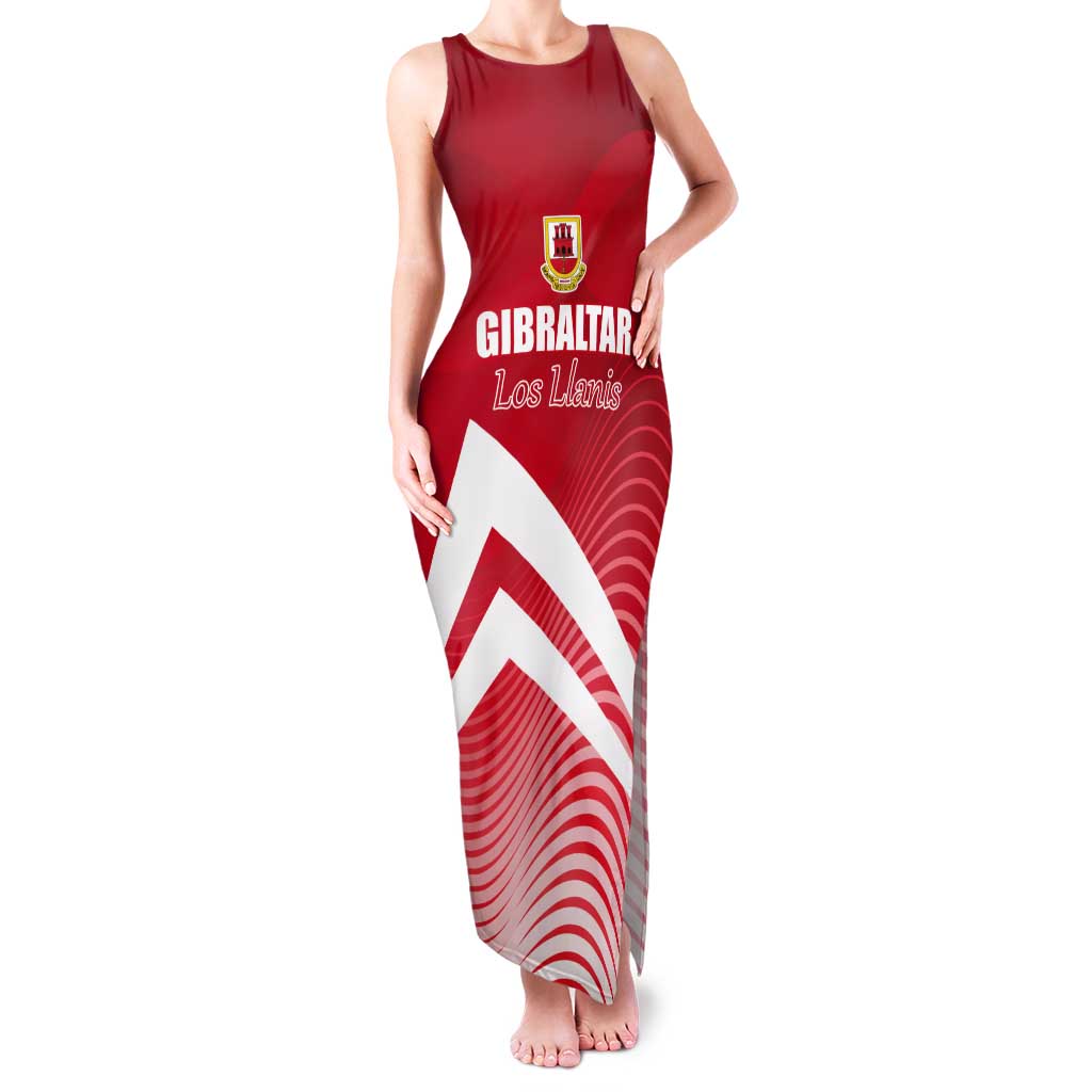 Custom Gibraltar We are Champions Tank Maxi Dress Sporty Style