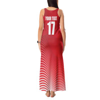 Custom Gibraltar We are Champions Tank Maxi Dress Sporty Style