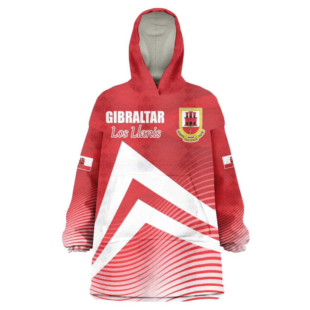 Custom Gibraltar We are Champions Wearable Blanket Hoodie Sporty Style