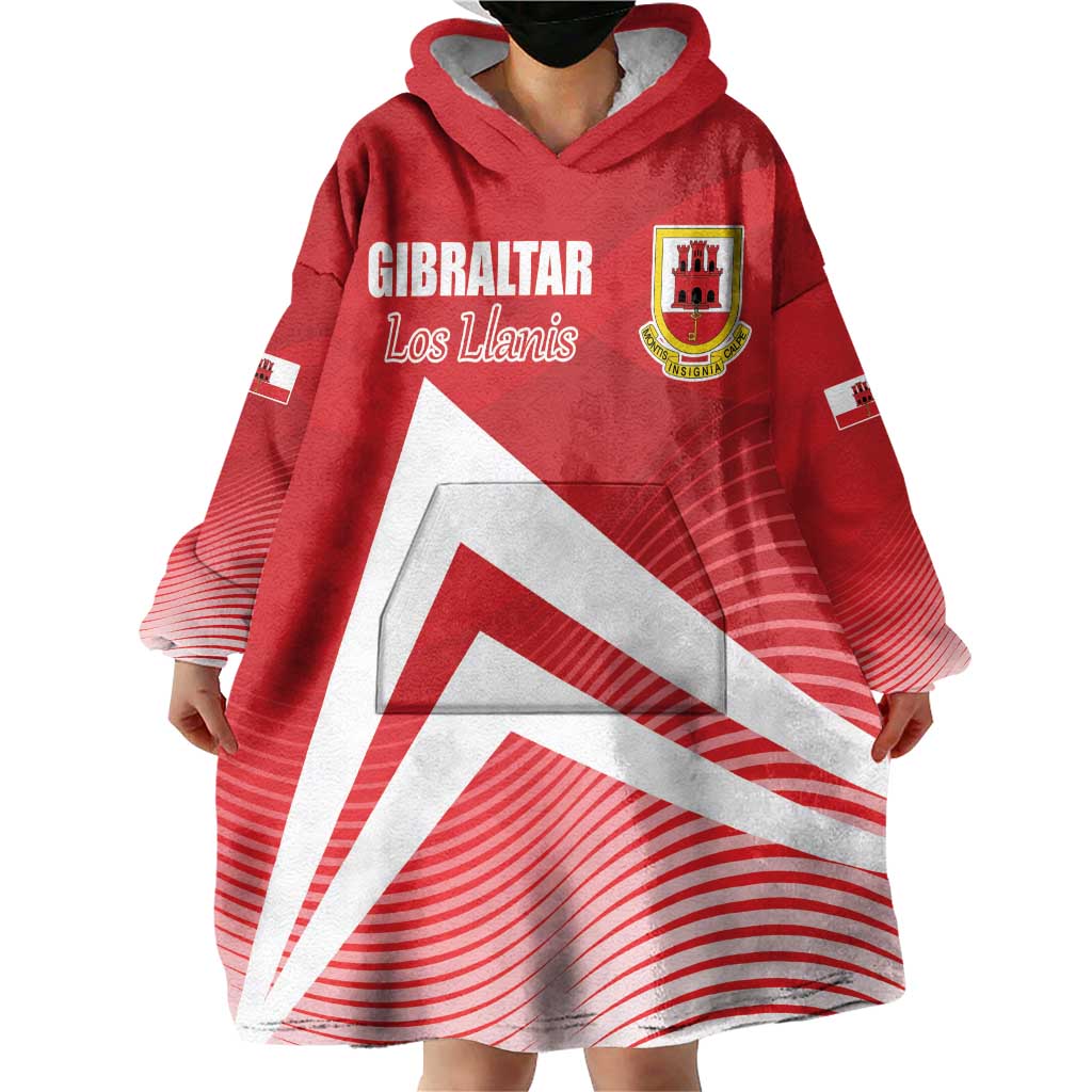 Custom Gibraltar We are Champions Wearable Blanket Hoodie Sporty Style