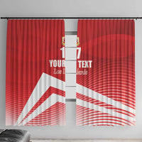 Custom Gibraltar We are Champions Window Curtain Sporty Style