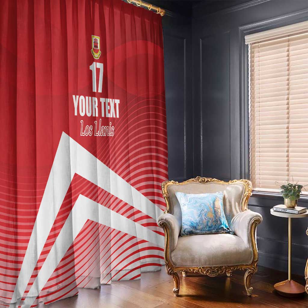 Custom Gibraltar We are Champions Window Curtain Sporty Style