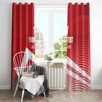 Custom Gibraltar We are Champions Window Curtain Sporty Style