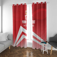 Custom Gibraltar We are Champions Window Curtain Sporty Style