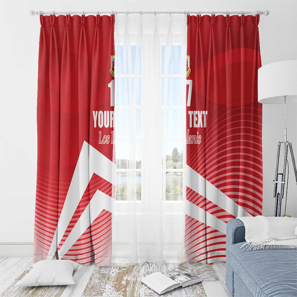 Custom Gibraltar We are Champions Window Curtain Sporty Style