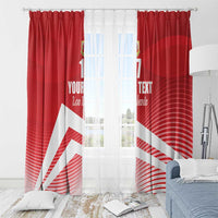Custom Gibraltar We are Champions Window Curtain Sporty Style
