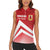 Custom Gibraltar We are Champions Women Sleeveless Polo Shirt Sporty Style