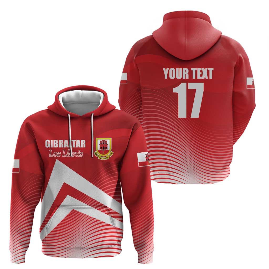 Custom Gibraltar We are Champions Zip Hoodie Sporty Style