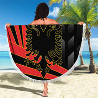 Custom Albania Football We are Champions Beach Blanket Sporty Style with The Double-headed eagle