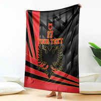 Custom Albania Football We are Champions Blanket Sporty Style with The Double-headed eagle