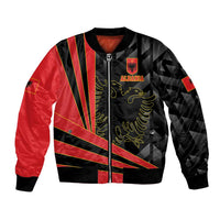 Custom Albania Football We are Champions Bomber Jacket Sporty Style with The Double-headed eagle