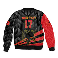 Custom Albania Football We are Champions Bomber Jacket Sporty Style with The Double-headed eagle