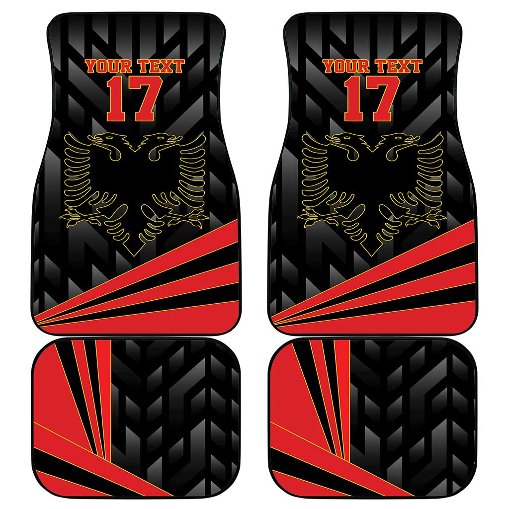 Custom Albania Football We are Champions Car Mats Sporty Style with The Double-headed eagle