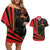 Custom Albania Football We are Champions Couples Matching Off Shoulder Short Dress and Hawaiian Shirt Sporty Style with The Double-headed eagle