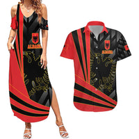 Custom Albania Football We are Champions Couples Matching Summer Maxi Dress and Hawaiian Shirt Sporty Style with The Double-headed eagle