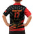 Custom Albania Football We are Champions Family Matching Off The Shoulder Long Sleeve Dress and Hawaiian Shirt Sporty Style with The Double-headed eagle